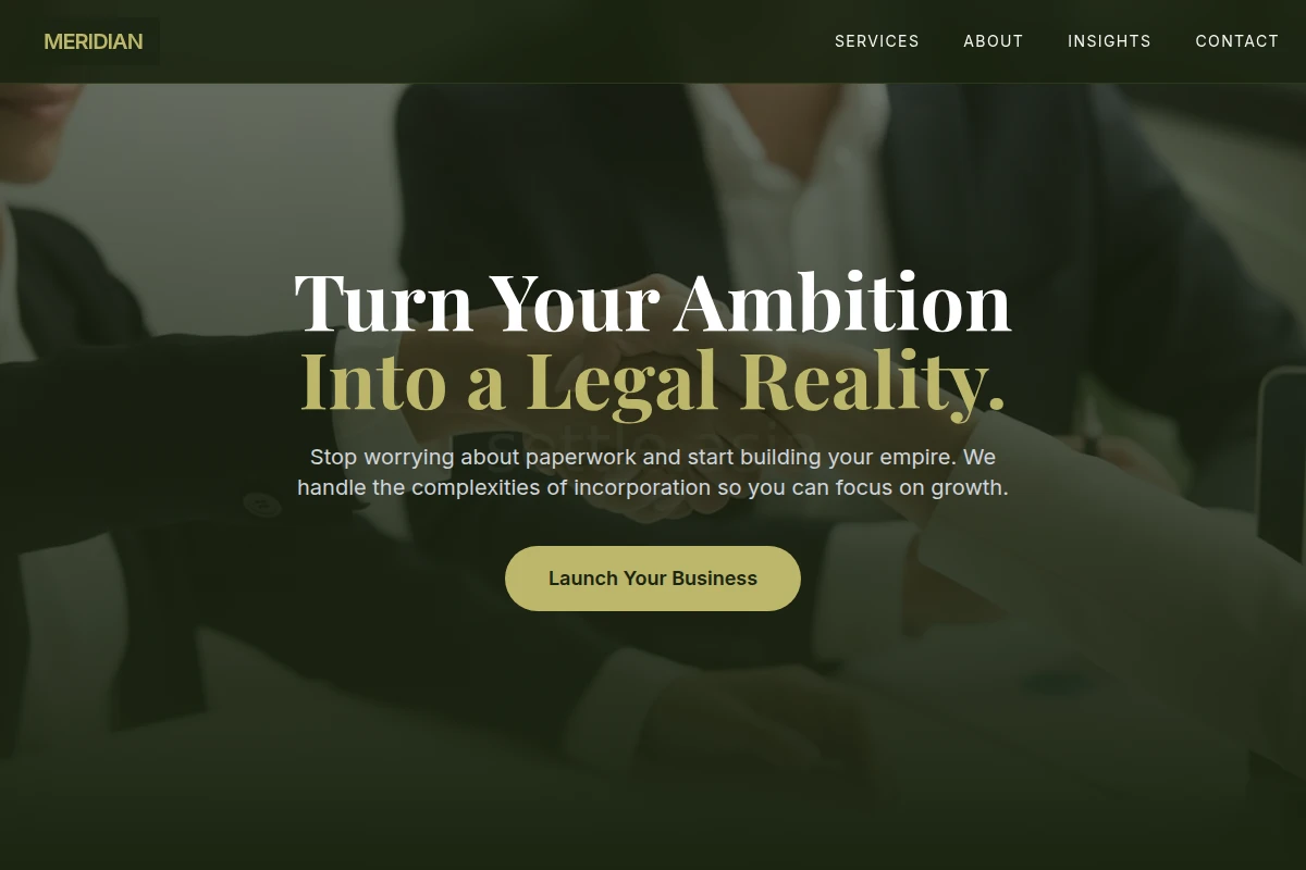 Meridian Business Incorporation