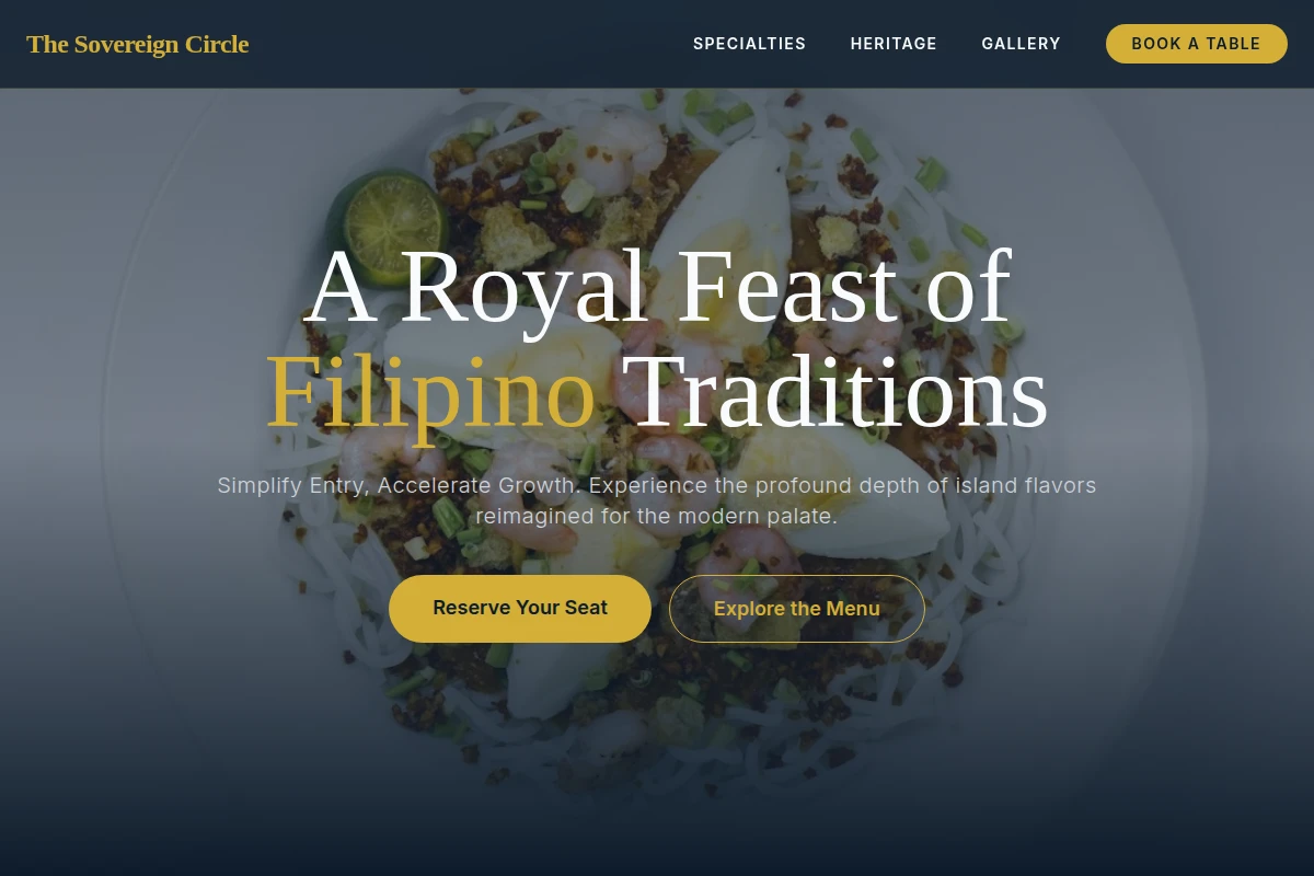 Protocol Filipino Food