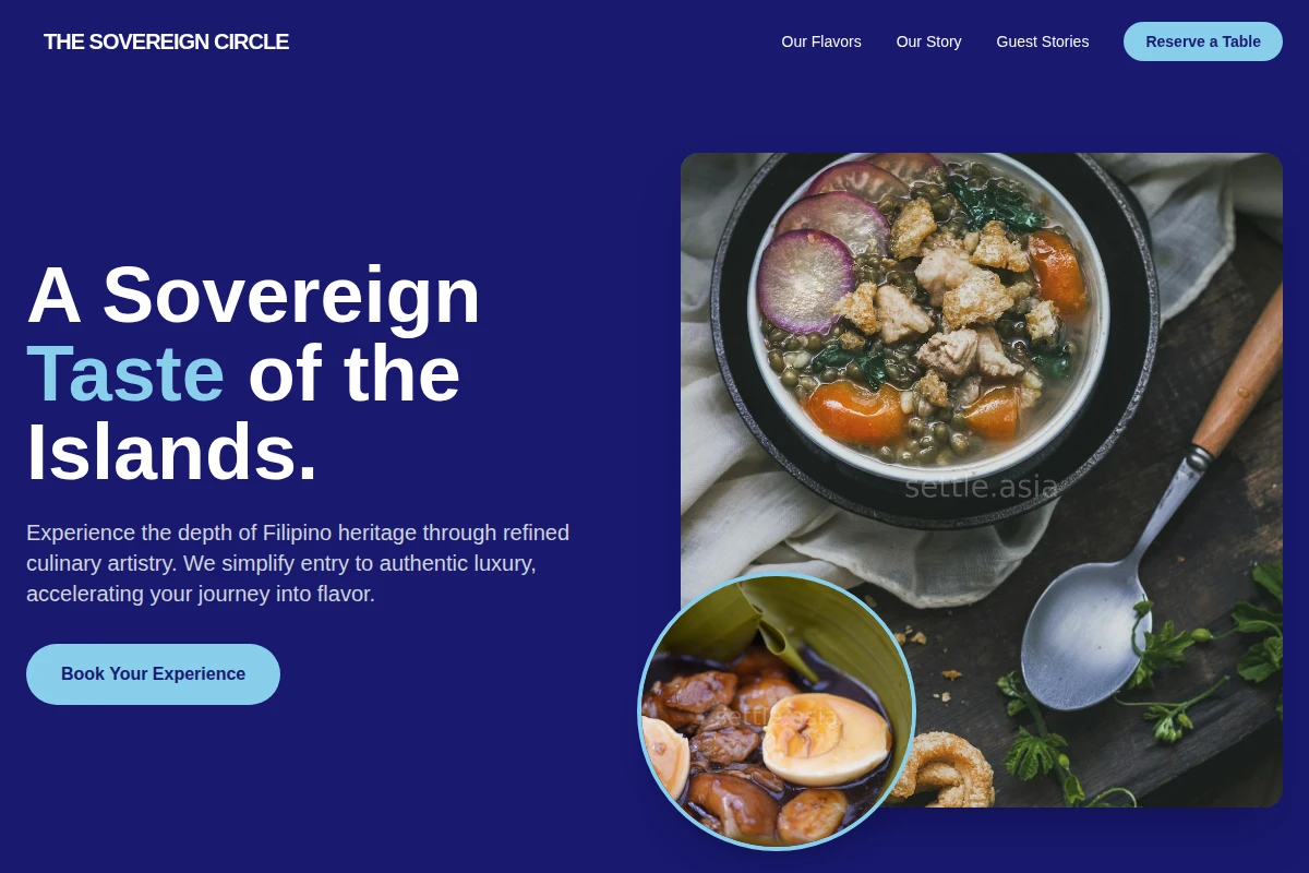 Sovereign Filipino Food