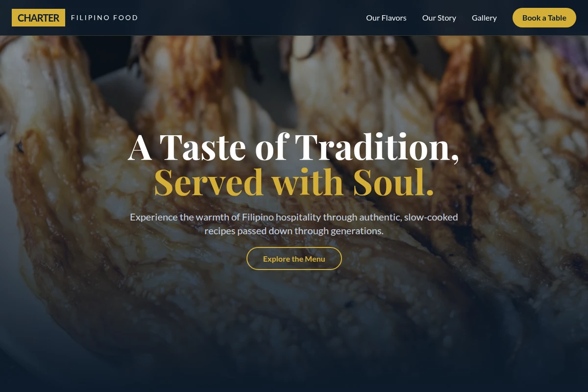 Charter Filipino Food