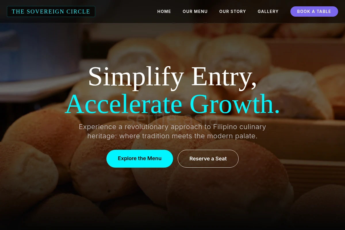 Framework Filipino Food