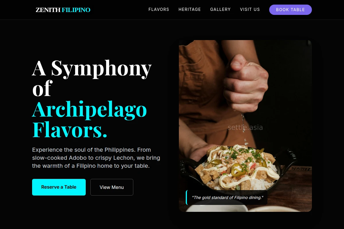 Zenith Filipino Food
