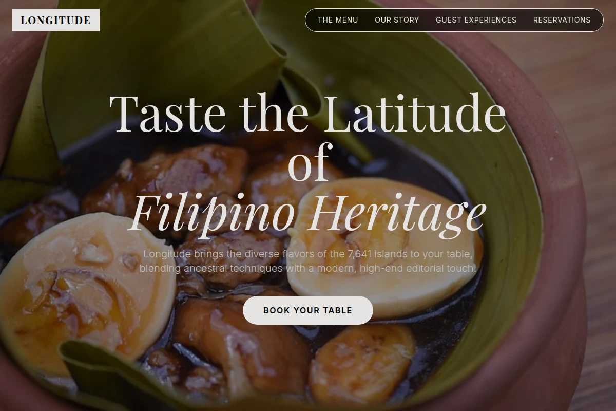 Longitude Filipino Food
