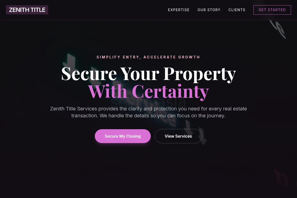 Zenith Title Services